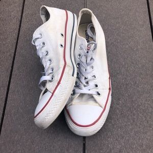 White Low Top Converse